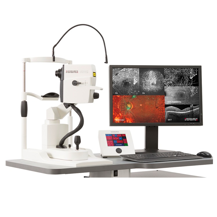 Appareil Spectralis pour Angiographie au cabinet d'Ophtalmologues à Orsay